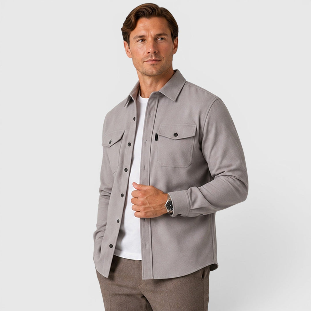 Ivan | Smart Slim Fit Cotton Overshirt Men