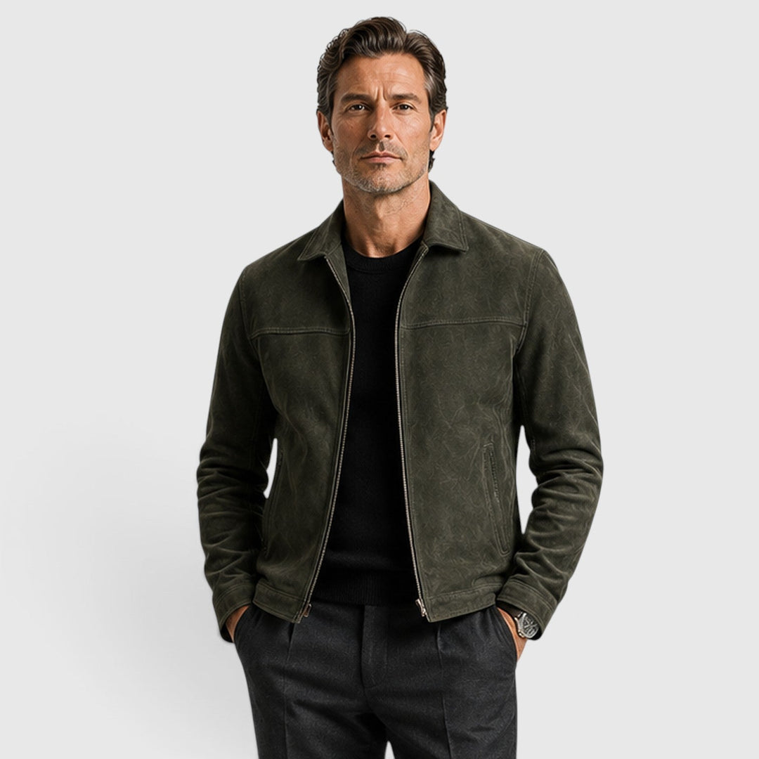 Brogan | Classic Trucker Leather Jacket