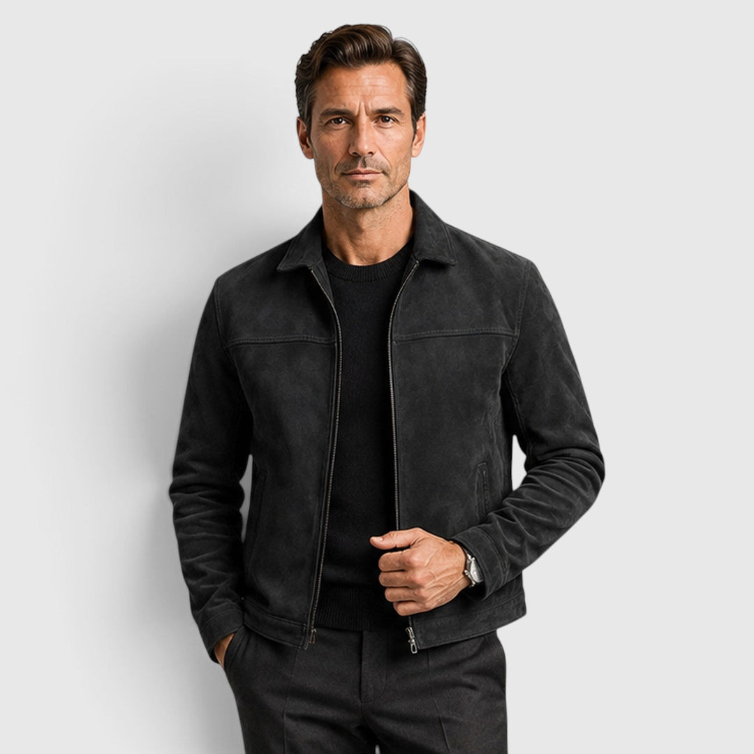 Brogan | Classic Trucker Leather Jacket