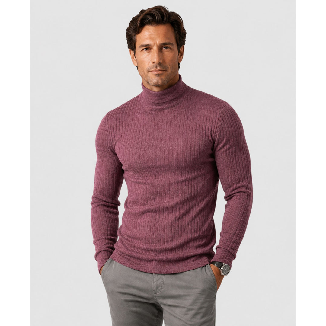 Harley | Elevated Ribbed Crew Neck Jumper Men