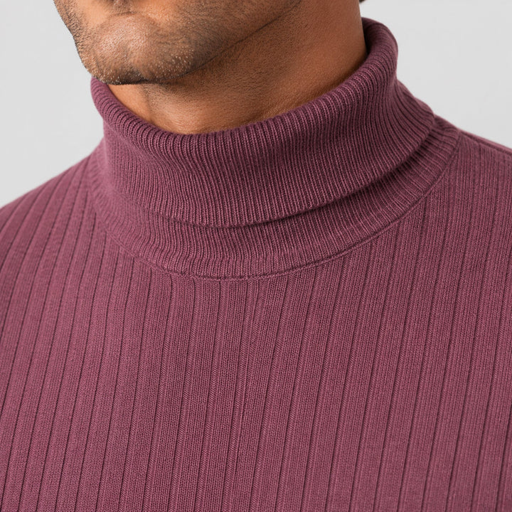 Harley | Elevated Ribbed Crew Neck Jumper Men