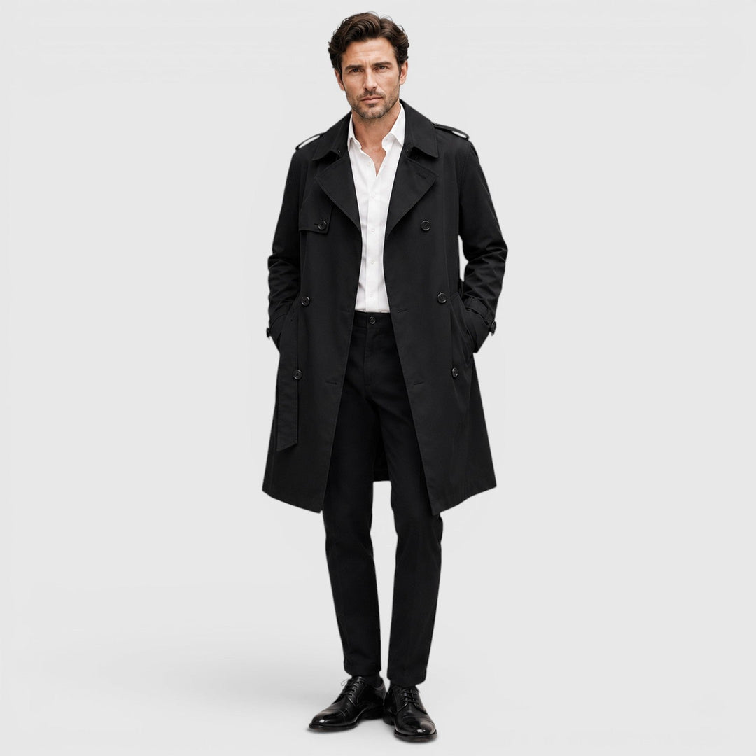 Stanley | Refined Tailored Trench Coat for Men's Smart Casual Wear