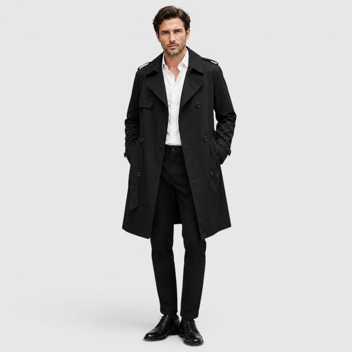 Stanley | Refined Tailored Trench Coat for Men's Smart Casual Wear