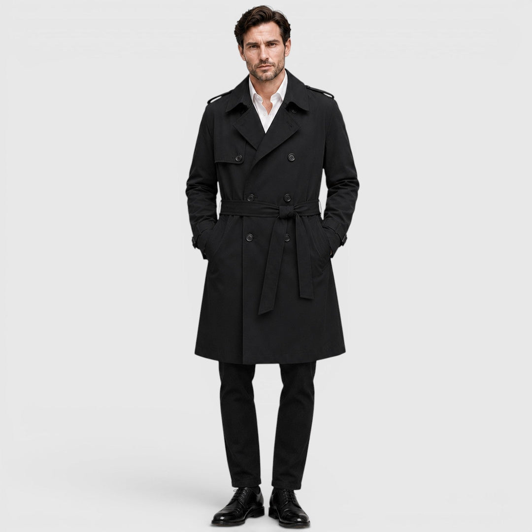 Stanley | Refined Tailored Trench Coat for Men's Smart Casual Wear