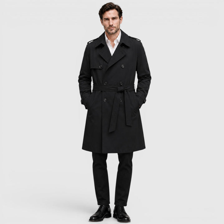 Stanley | Refined Tailored Trench Coat for Men's Smart Casual Wear