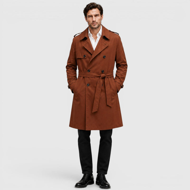 Stanley | Refined Tailored Trench Coat for Men's Smart Casual Wear