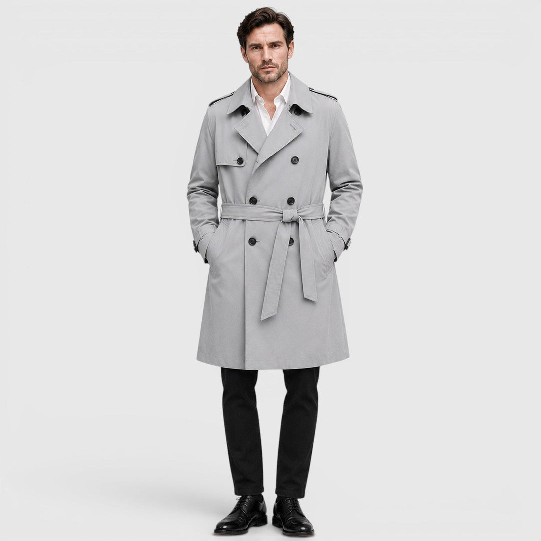 Stanley | Refined Tailored Trench Coat for Men's Smart Casual Wear