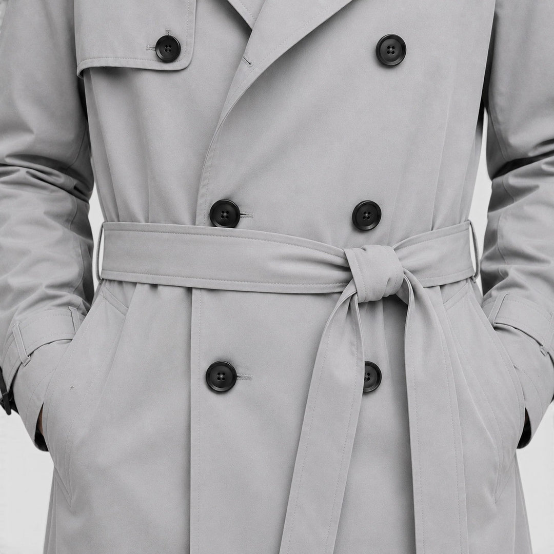Stanley | Refined Tailored Trench Coat for Men's Smart Casual Wear
