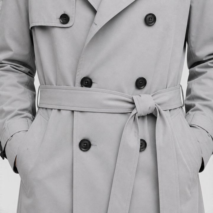 Stanley | Refined Tailored Trench Coat for Men's Smart Casual Wear