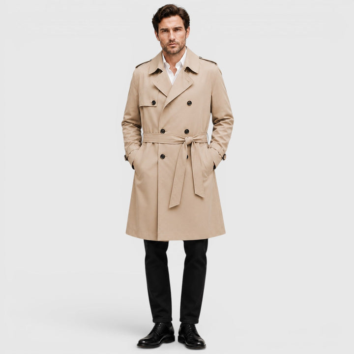 Stanley | Refined Tailored Trench Coat for Men's Smart Casual Wear