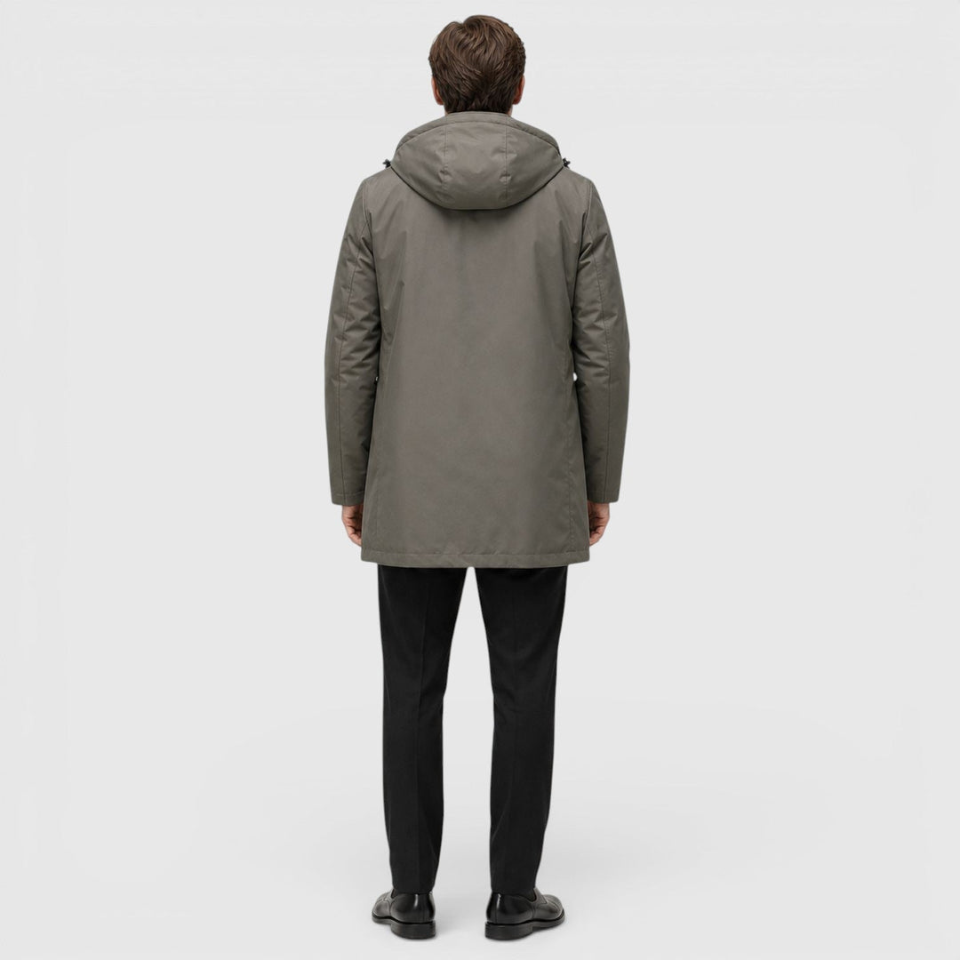 Ronan | Warm Hooded Parka Jacket for Men's Cold Weather Wear