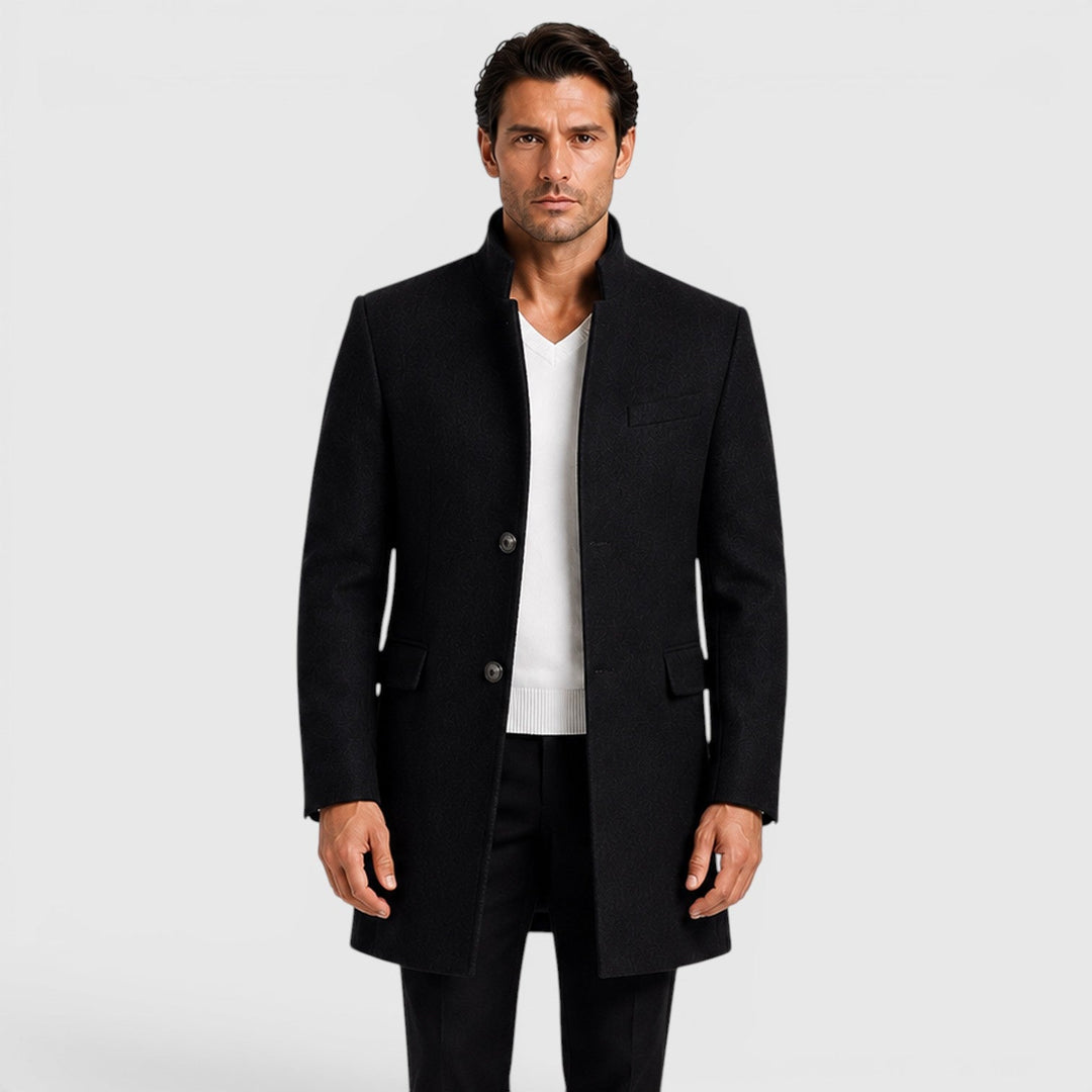 Caspian | Warm Wool Overcoat for Men's Formal Wear