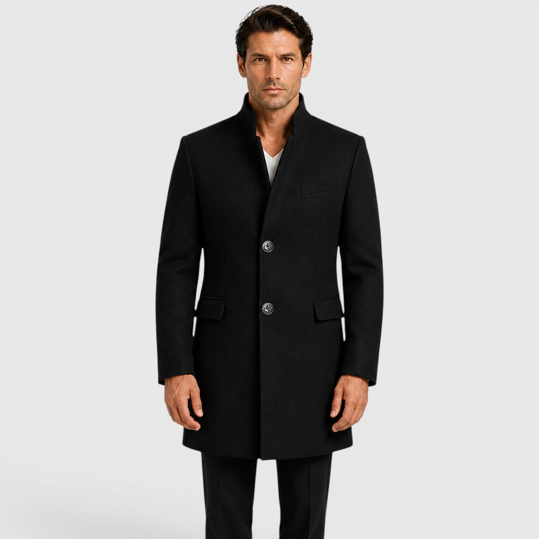 Caspian | Warm Wool Overcoat for Men's Formal Wear