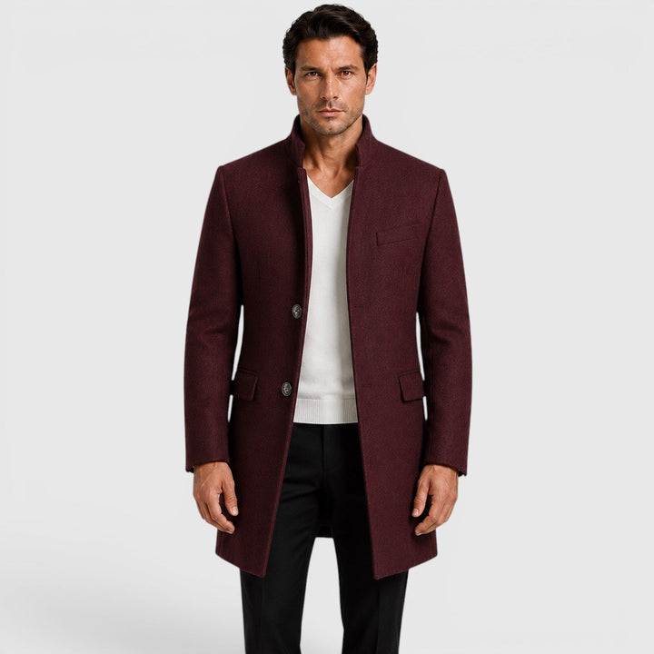 Caspian | Warm Wool Overcoat for Men's Formal Wear