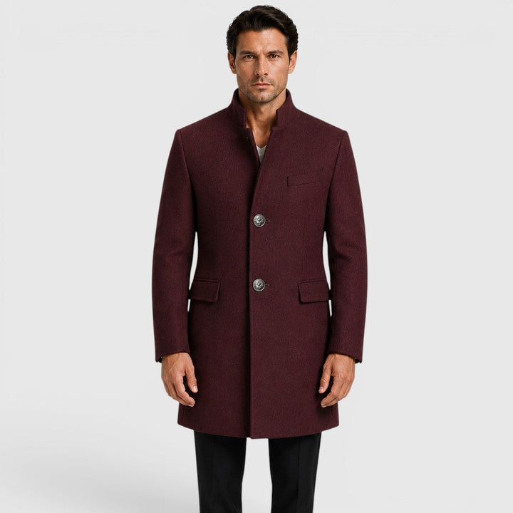 Caspian | Warm Wool Overcoat for Men's Formal Wear