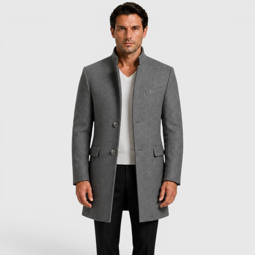 Caspian | Warm Wool Overcoat for Men's Formal Wear