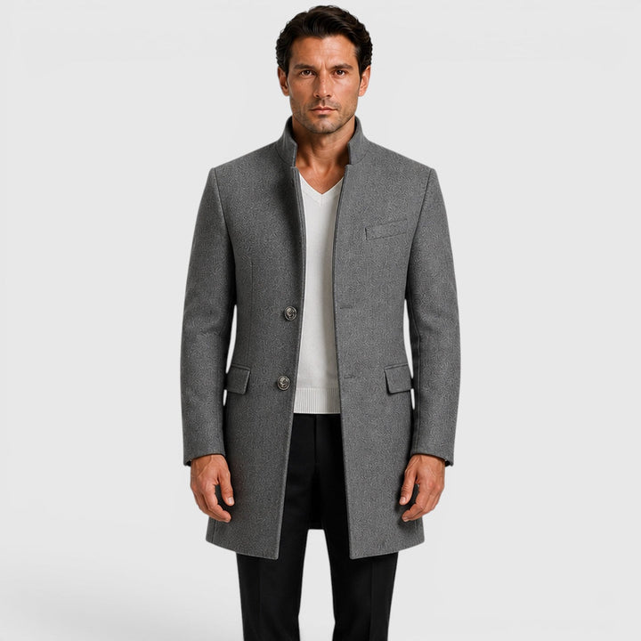 Caspian | Warm Wool Overcoat for Men's Formal Wear