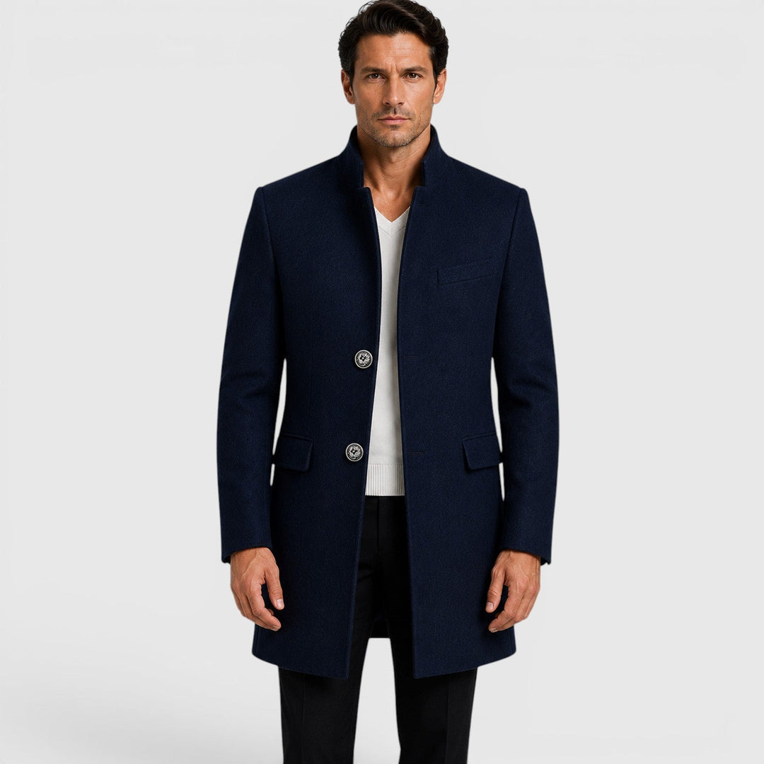 Caspian | Warm Wool Overcoat for Men's Formal Wear