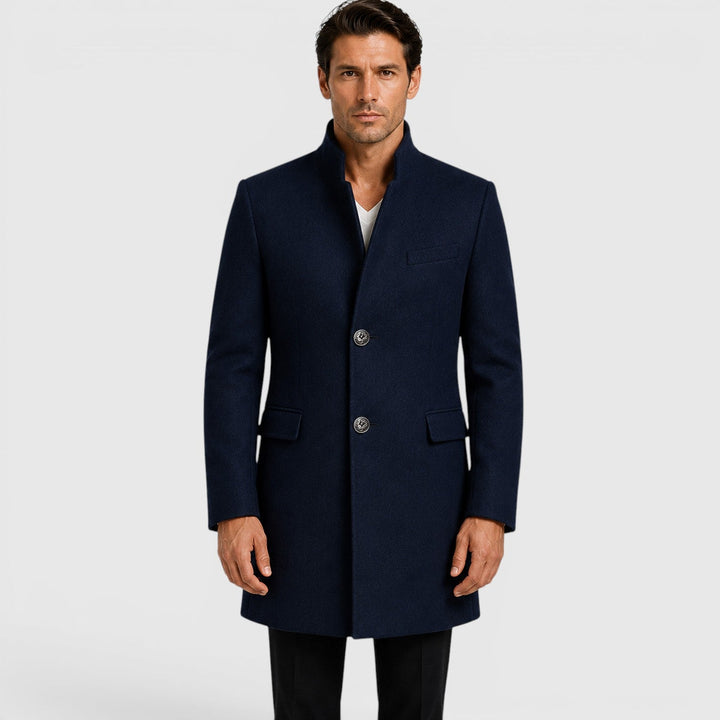 Caspian | Warm Wool Overcoat for Men's Formal Wear