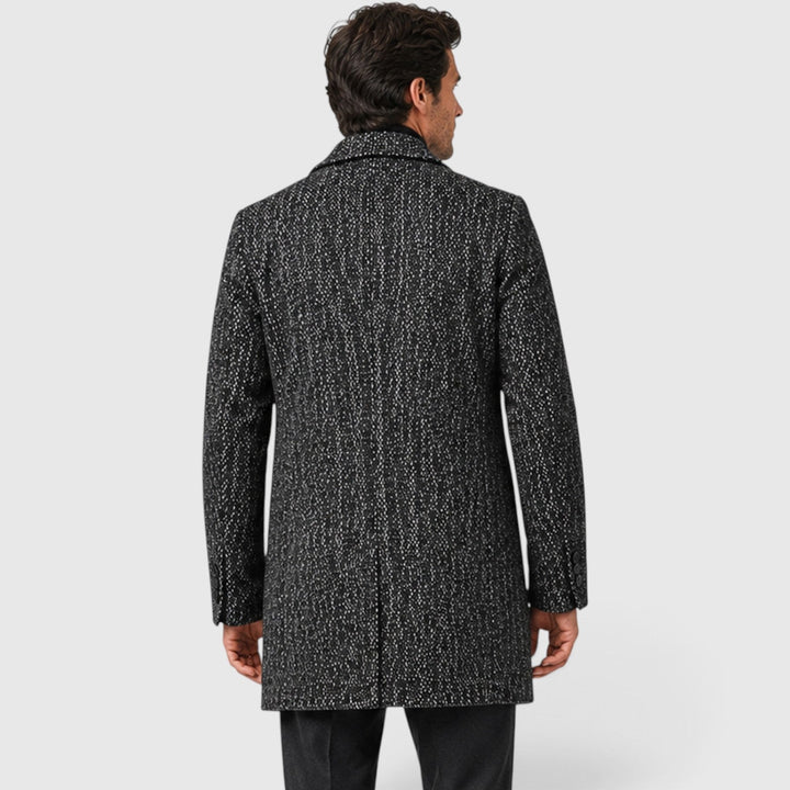 Alistair | Sharp Single-Breasted Wool Blend Overcoat