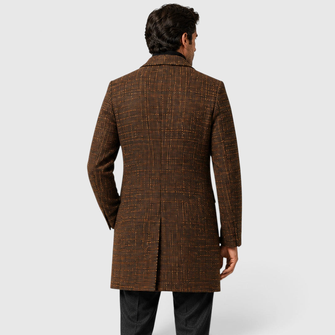 Alistair | Sharp Single-Breasted Wool Blend Overcoat