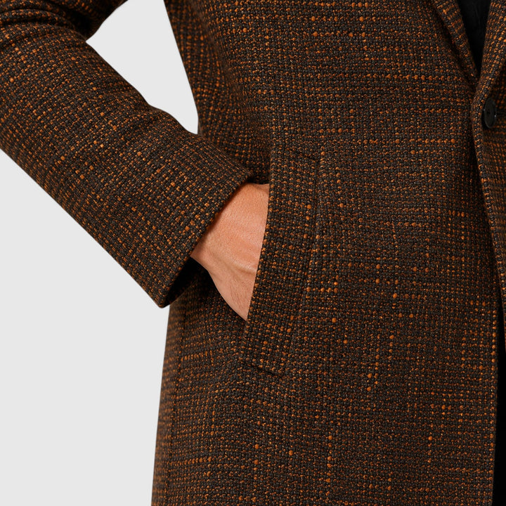 Alistair | Sharp Single-Breasted Wool Blend Overcoat