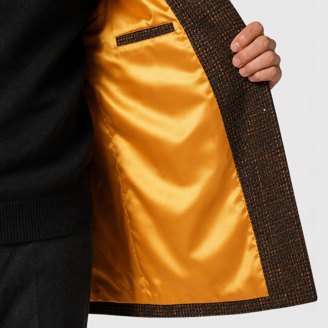 Alistair | Sharp Single-Breasted Wool Blend Overcoat