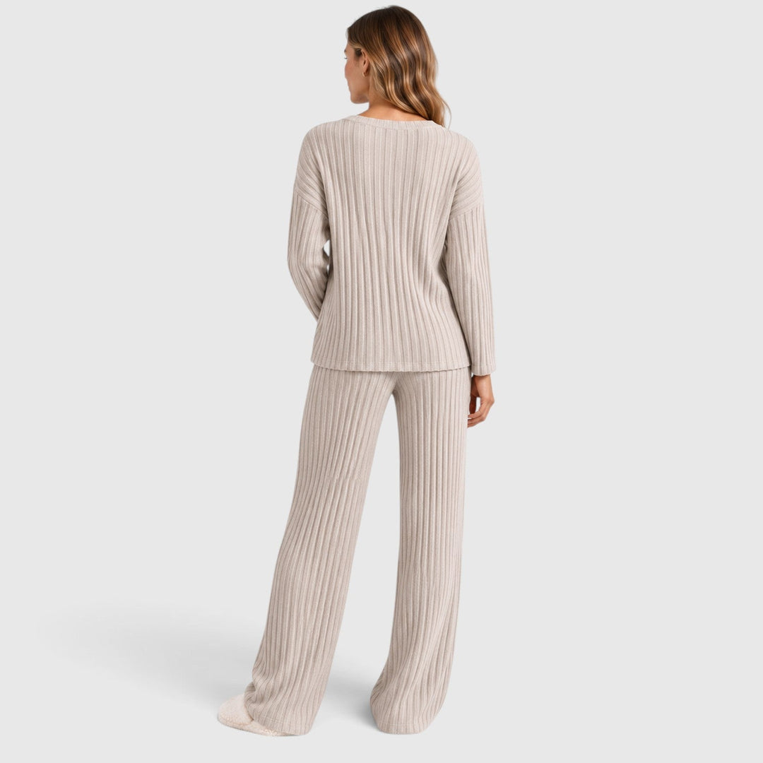 Valentina | Relaxed Ribbed Knit Loungewear Set