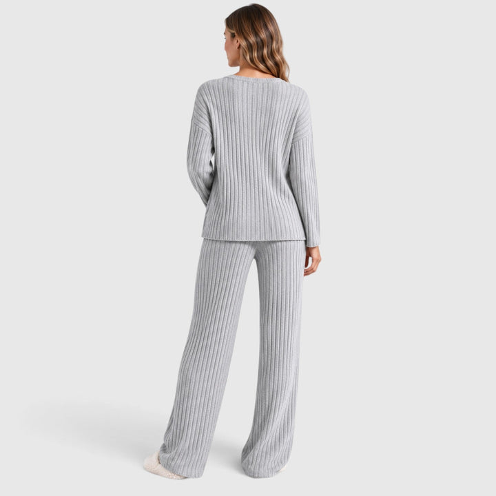 Valentina | Relaxed Ribbed Knit Loungewear Set