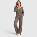 Valentina | Relaxed Ribbed Knit Loungewear Set