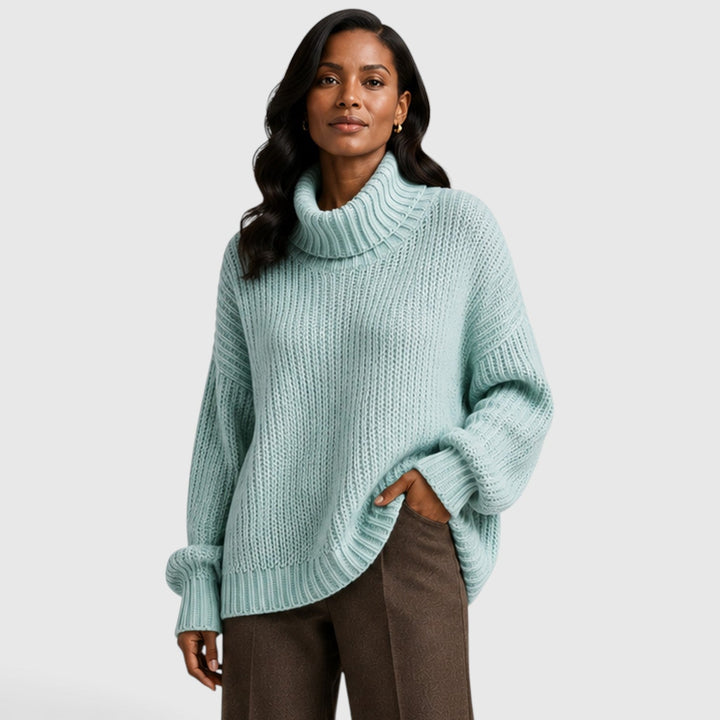 Grace | Warm Turtleneck Chunky Knit Jumper