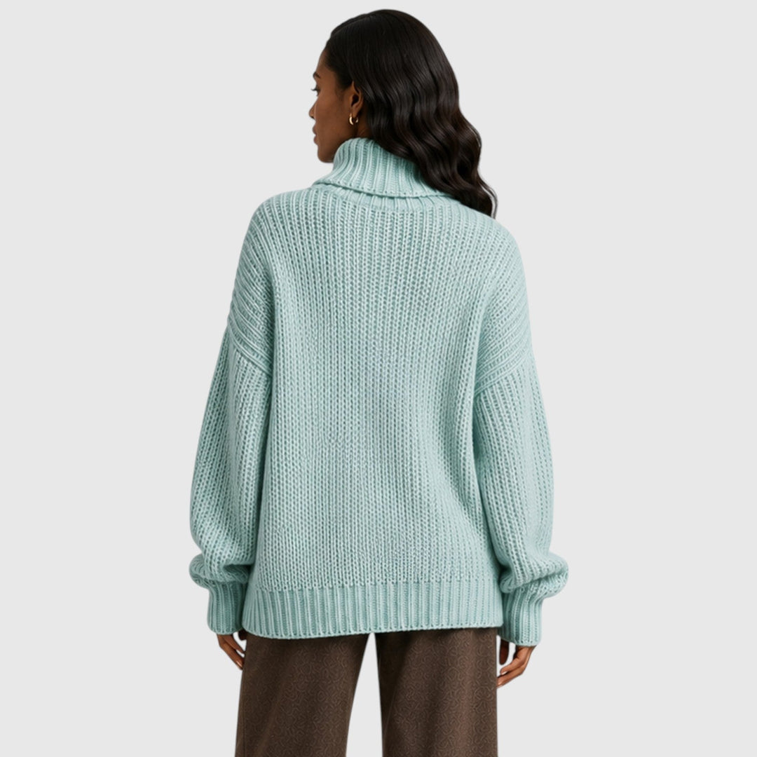 Grace | Warm Turtleneck Chunky Knit Jumper
