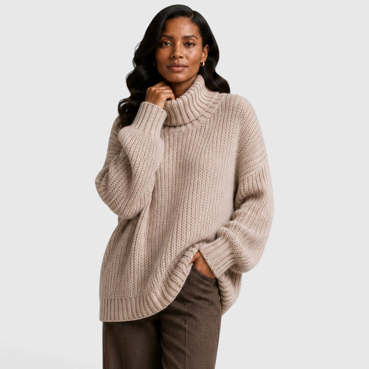 Grace | Warm Turtleneck Chunky Knit Jumper