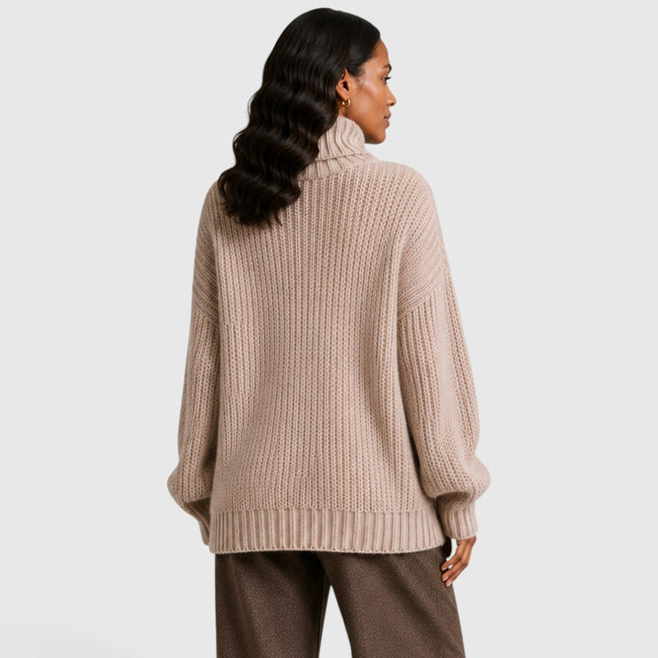 Grace | Warm Turtleneck Chunky Knit Jumper
