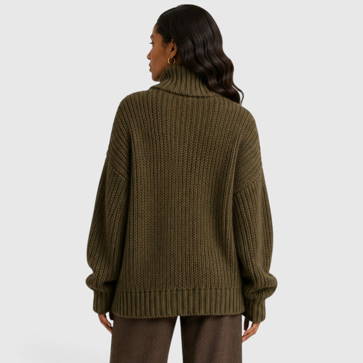 Grace | Warm Turtleneck Chunky Knit Jumper