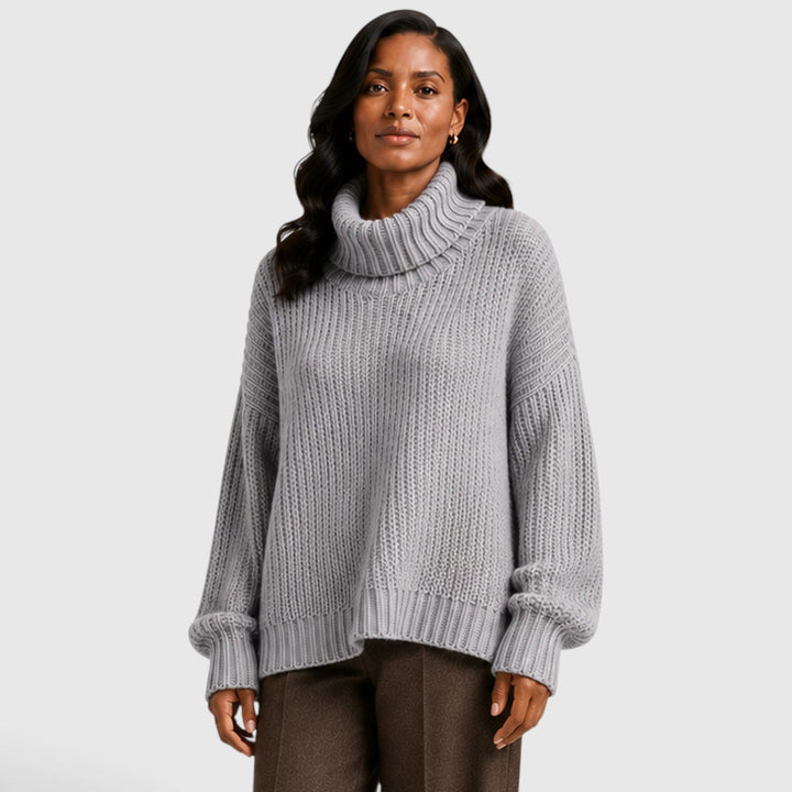 Grace | Warm Turtleneck Chunky Knit Jumper