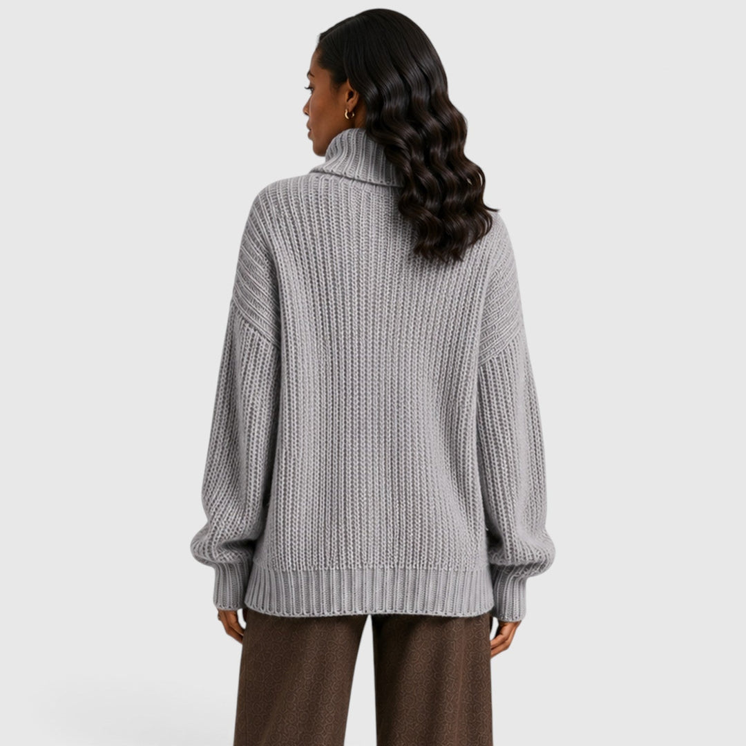 Grace | Warm Turtleneck Chunky Knit Jumper