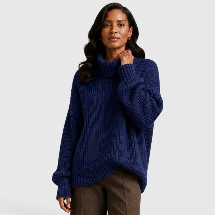 Grace | Warm Turtleneck Chunky Knit Jumper