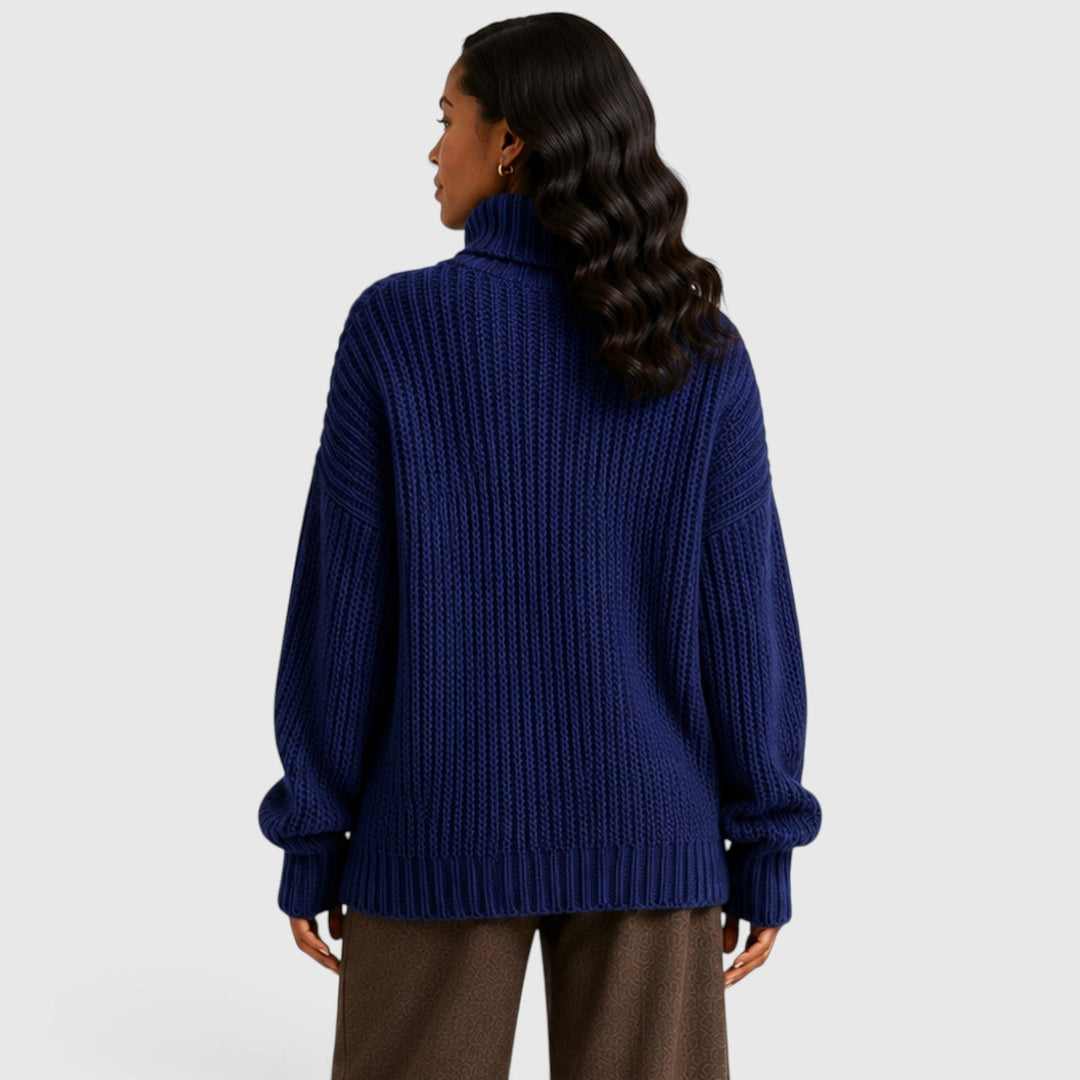 Grace | Warm Turtleneck Chunky Knit Jumper
