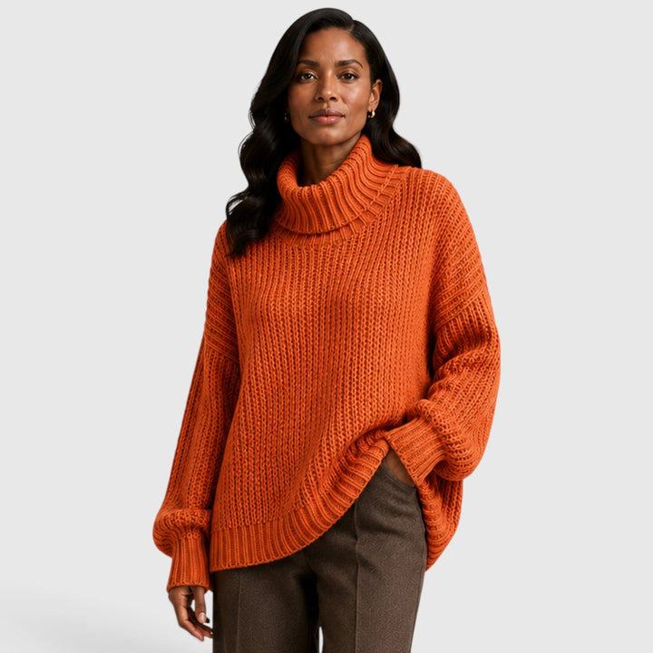 Grace | Warm Turtleneck Chunky Knit Jumper