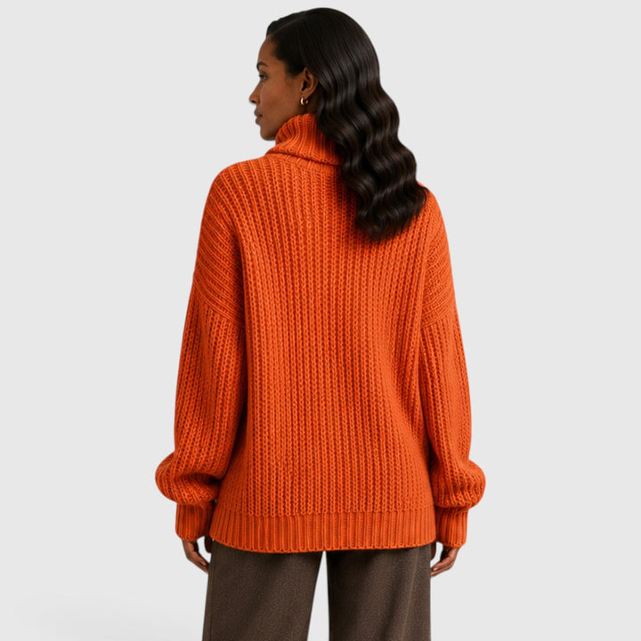 Grace | Warm Turtleneck Chunky Knit Jumper
