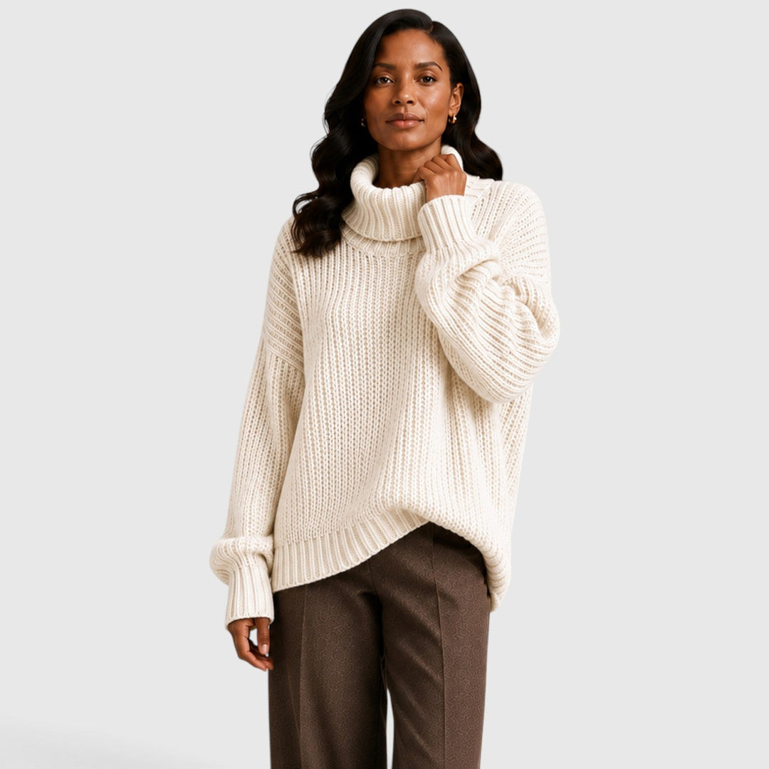 Grace | Warm Turtleneck Chunky Knit Jumper