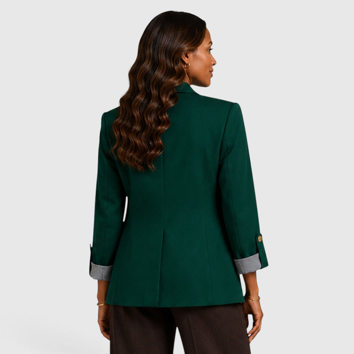 Arabella | Effortless Open Front Blazer with Ruched Sleeves