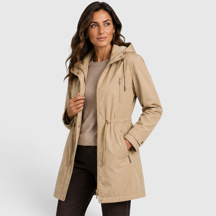 Delphine | Practical Hooded Cotton Parka