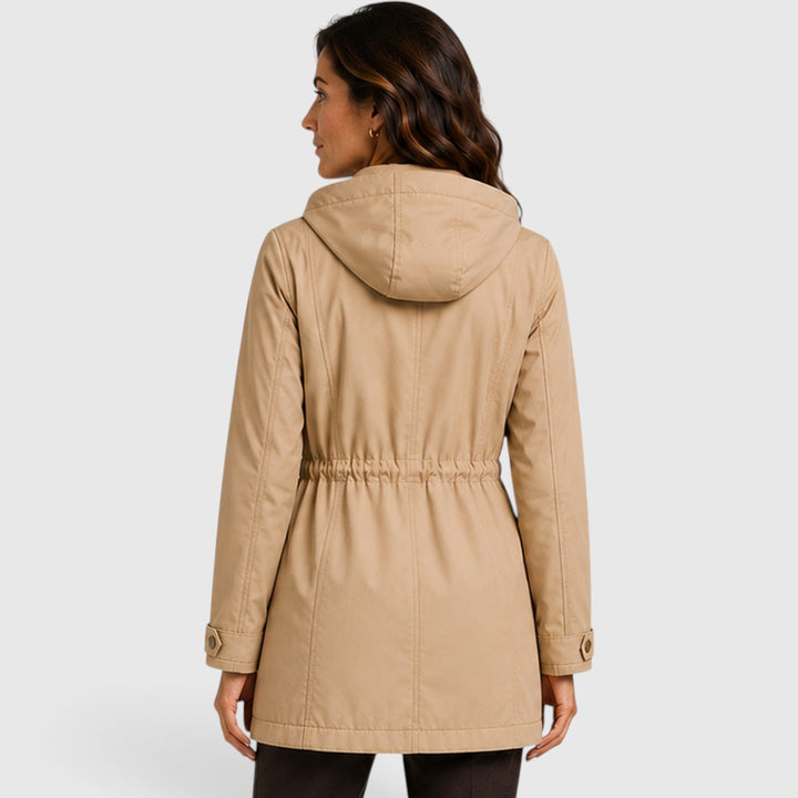 Delphine | Practical Hooded Cotton Parka