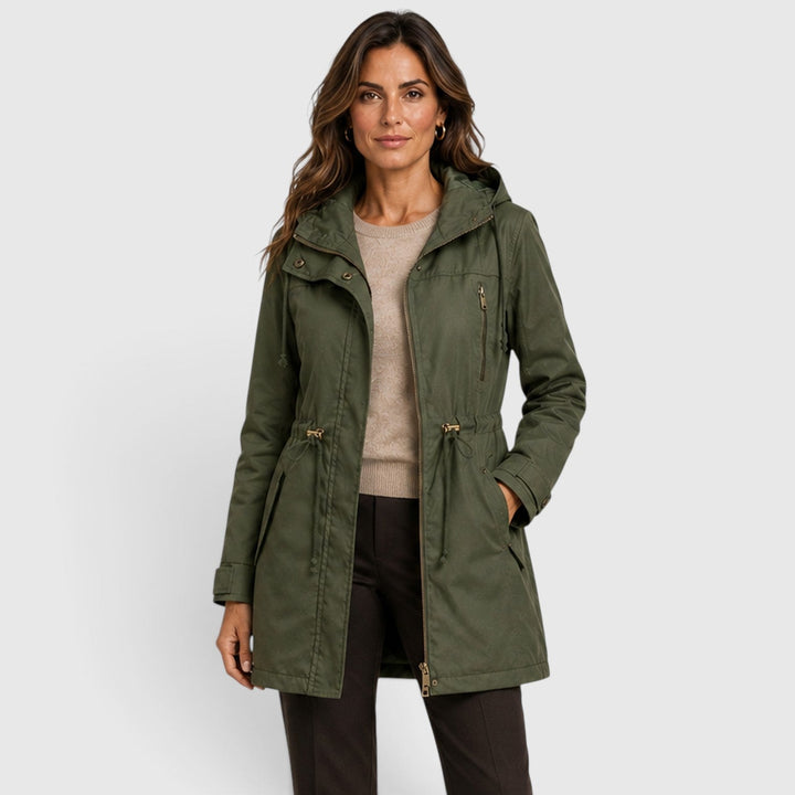 Delphine | Practical Hooded Cotton Parka