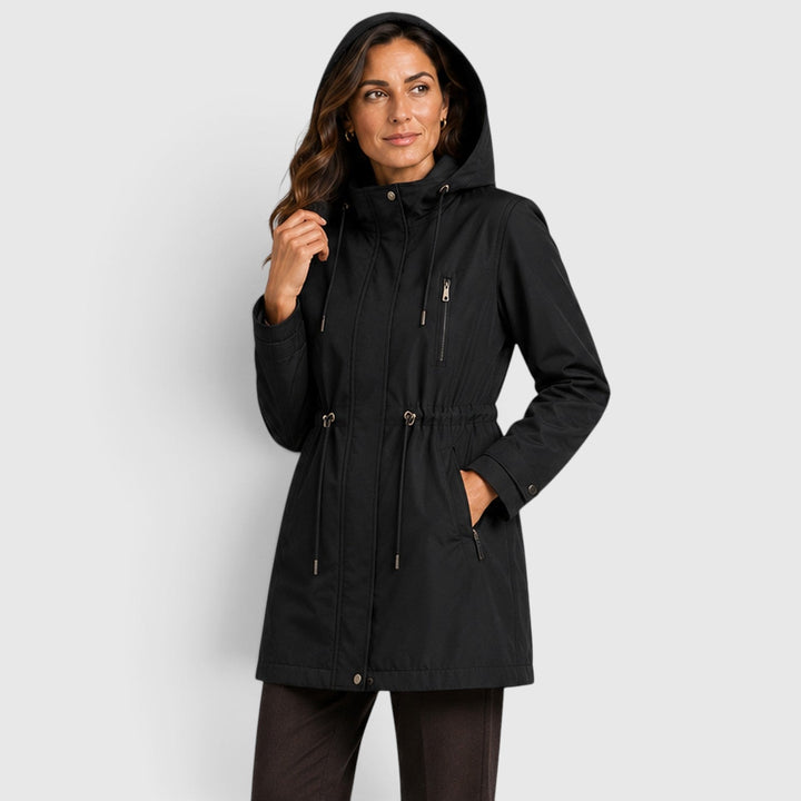 Delphine | Practical Hooded Cotton Parka