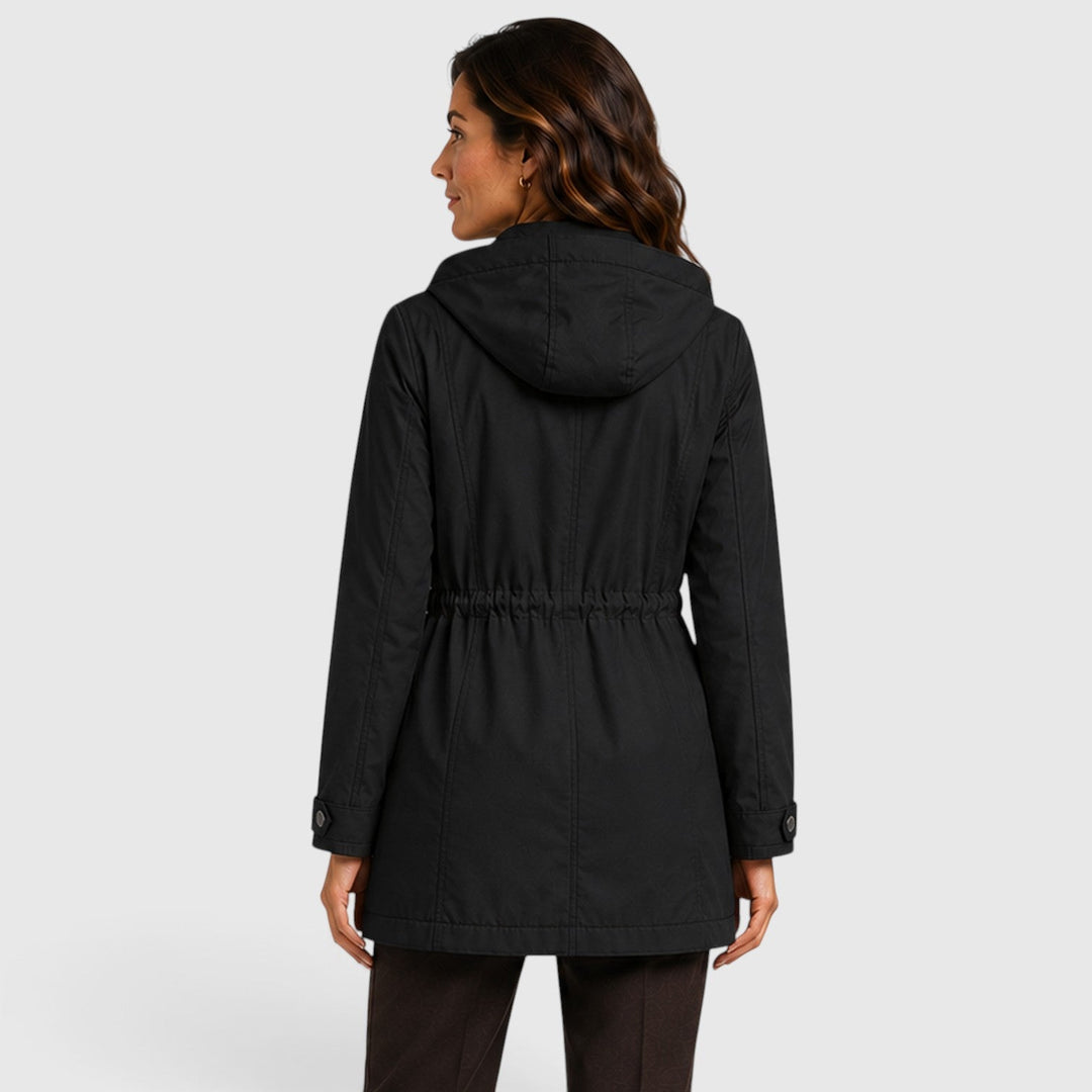 Delphine | Practical Hooded Cotton Parka