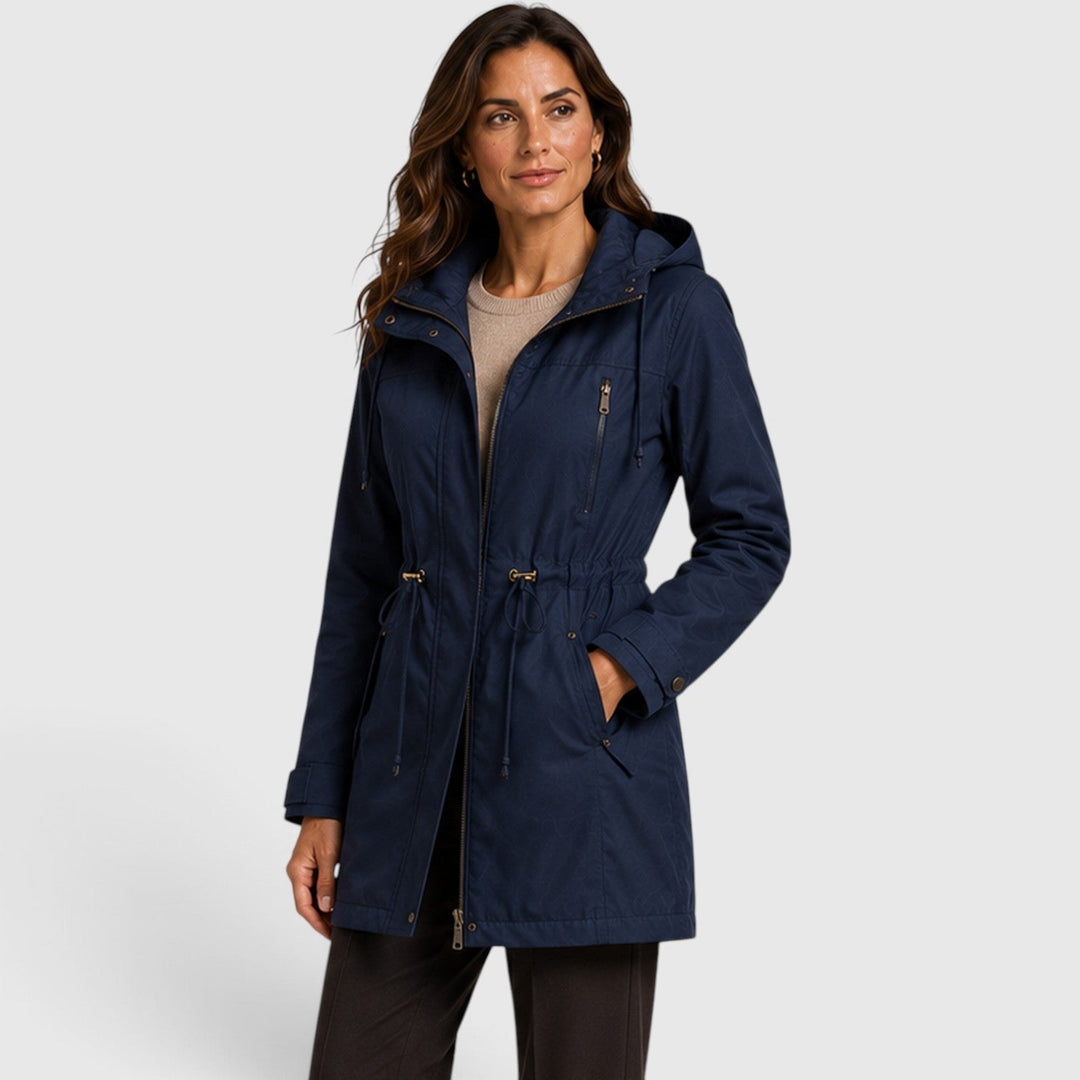 Delphine | Practical Hooded Cotton Parka