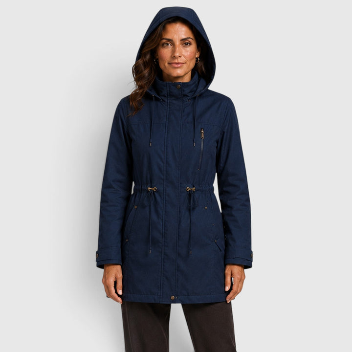 Delphine | Practical Hooded Cotton Parka